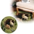 thumbnail image 2 of WMQPNNS Tapis Optique Animal Ludique Moderne pour Salon Chambre, 2 of 9