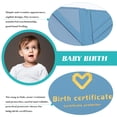 thumbnail image 4 of EeaseCA Birth Certificate Case Birth Certificate Sleeve Blue Birth Certificate Protector, 4 of 7