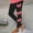 Red, variant on Fznquz Pull On Pants for Women Athletic Yoga Leggings Football Print Gym Casual Brown Trouser XXL