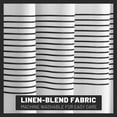 thumbnail image 5 of Psoiuetr Boho Black and White Shower Curtain for Bathroom Stripe Tassel Fabric Shower Curtain 72 X 72 Inches Farmhouse Linen, 5 of 5