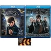 Harrys Wizarding Universe/ Johnny And Jude Get Involved: Fantastic Beasts - And Where To Find Them + The Crimes Of Grindelwald 2 Blu Ray Bundle Includes Harry Potter Art Card