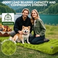 thumbnail image 4 of Camping Sleeping Pad Extra Thick Durable Camping Inflatable Sofa Bed Outdoor Beach Mattress with Pillow for Backpacking Hiking Traveling,-Green, 4 of 7