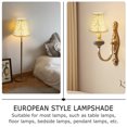 thumbnail image 5 of FUEENIRVA 1Ensemble Abat-Jour Rond Élégant pour Lampe de Table Style Rétro, 5 of 5