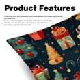 thumbnail image 2 of Christmas Covers Throw Pillow Set - 2 Pack Throw Pillow Inserts Included - Unique Patterns - 16x16, 18x18, 20x20 Inches for Home Decor - Throw Pillow - Decorative Pillows, 2 of 6