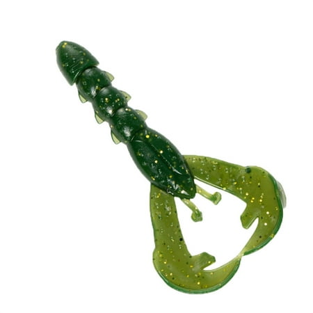 VSFAOV 15PCS Rattlin Rage Craw Soft Bait Fishing Lure 5 Glass Rattle Chamber