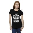 thumbnail image 1 of DC Comics T-Shirt en Coton Logo Blanc Batman pour Femmes, 1 of 4