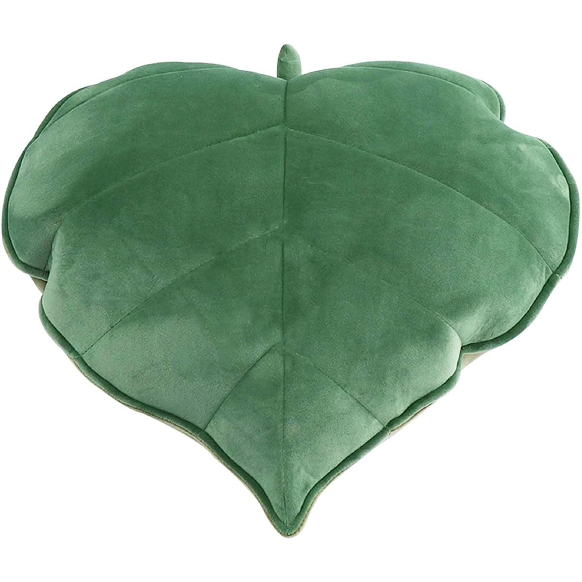 Jokapy 3D Leaf Shaped Throw Pillow Cushion, 20 x 20 inch, Green, 1 Pack