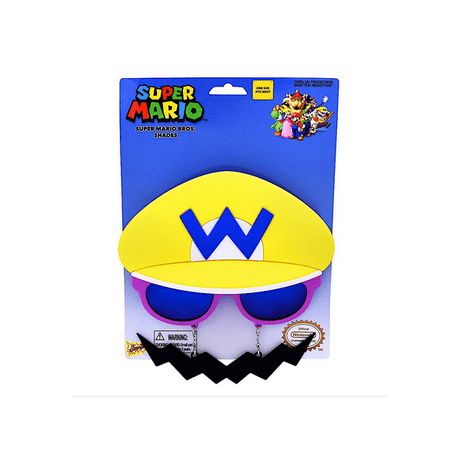 Party Costumes - Sun-Staches - Nintendo Super Mario - Wario New SG2570