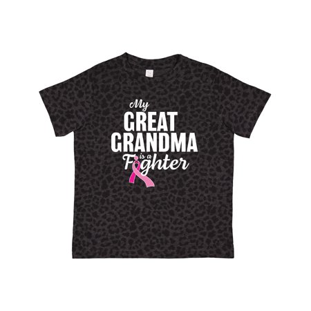 

Inktastic Breast Cancer Awareness My Great Grandma is a Fighter Gift Toddler Boy or Toddler Girl T-Shirt