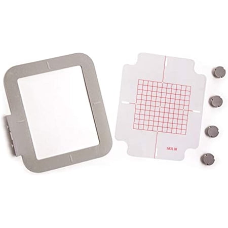 Metal/Magnetic Hoop For Brother/Babylock Embroidery Machine 4"x4" (SA432) Innov-Ã­s 500D 900D 950D PE Pe270 990D LB6770 LB6800PRW PE-300S PE-400D PE500 PE540D SE270D SE350 SE400 SE425 SE 600 625
