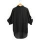 thumbnail image 3 of Camisa de la primavera de las mujeres de la blusa de la gasa de la manga larga Da vuelta-abajo al co Abanopi Negro S, 3 of 7