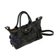 thumbnail image 3 of Bolso de hombro de ante para mujer, moderno y casual, tipo bandolera, ideal para viajes y desplazamientos. Negro, 3 of 9