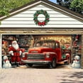 thumbnail image 2 of Christmas Banner Garage Door Decorations Christmas Decoration Winter Large Door Cover Decoration Indoor Outdoor For Christmas Holiday Party Supplies Flags_ Banners & Accessories Easy To Use, 2 of 4