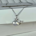 thumbnail image 4 of Elegant Whale Pendant Necklace Inspire By Oceanics Crafted In Sturdy Alloy for Daily Wear And Special Occasions, 4 of 11