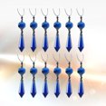 thumbnail image 3 of Shisuyan Pendentif Cristal Bleu Cristal Artificiel 12 Pcs 3.1 Po, 3 of 9