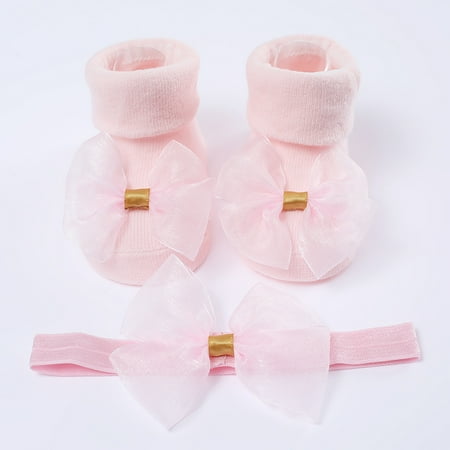 

NECHOLOGY Children Kids Socks Soft Bottom Toddler Shoes Socks Bowkot Princess Socks Floor Socks 1PC Socks Cabbage Patch Doll Socks Socks Pink 6 Months