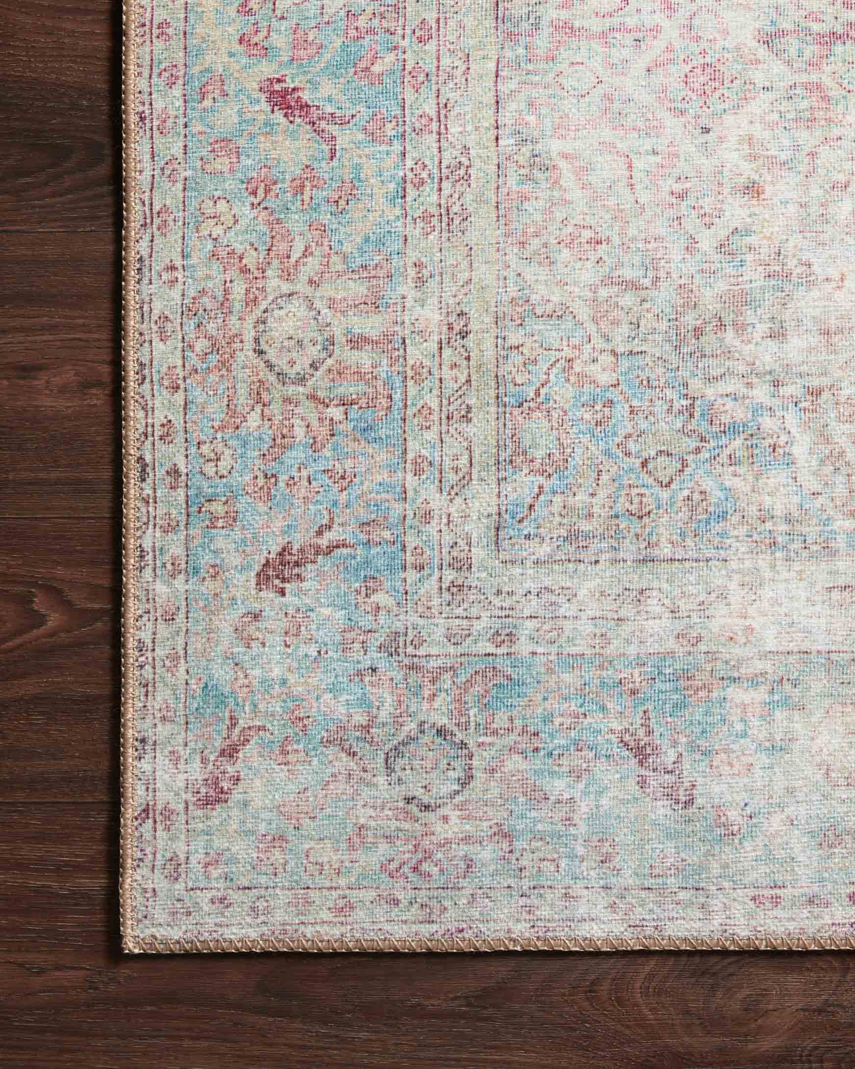 Loloi Wynter Red / Teal 2'-0" x 5'-0" Accent Rug