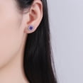thumbnail image 2 of CREATITOY 1 Set 1-Carat Simulated Diamond Earring - Micro-Inlaid Design, Luxury Jewelry Gift for Women, 2 of 4