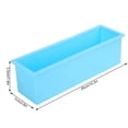 thumbnail image 2 of LYUMO Rectangle Soap Mold, Mould,1200ML Rectangle Silicone Soap Mold DIY Mould Making Box Tool, 2 of 7