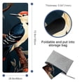 thumbnail image 4 of Woodpecker Yoga Mat Towel with Storage Bag, 72.8"x26.8", Suitable for Yoga, Pilates, Fitness, Gym Towels, Yoga Towel, Yoga Towels, 4 of 6