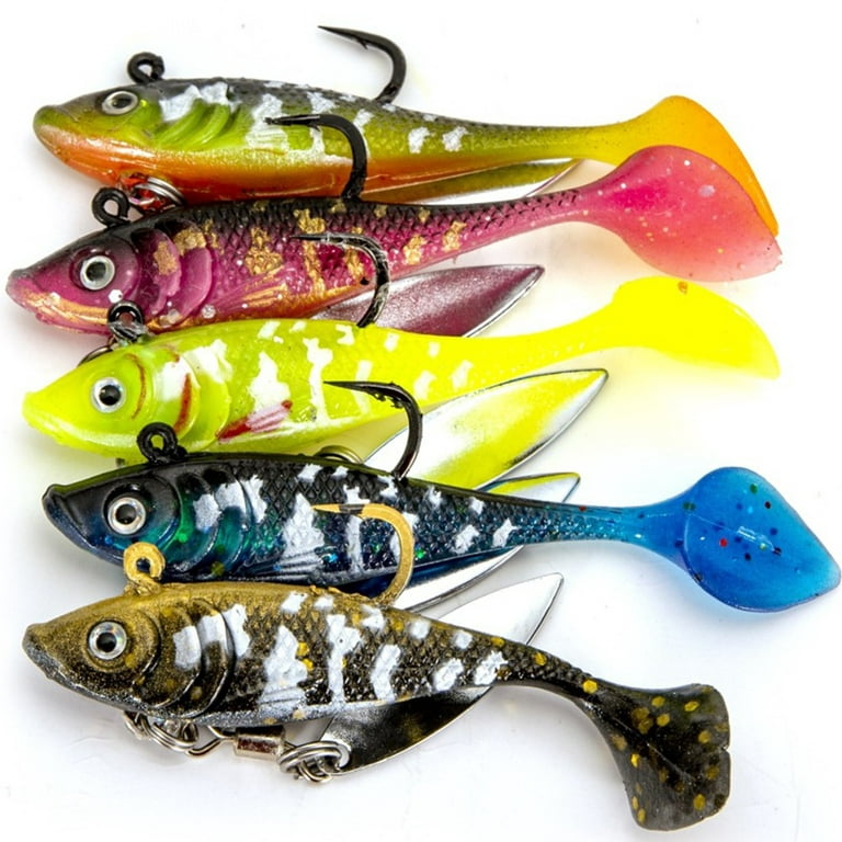 6cm/8g Sinking Lead Lures Soft Bait Fishing Tackle Crankbaits