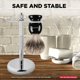 thumbnail image 4 of Soporte para maquinilla de afeitar y cepillo: el mejor soporte para maquinilla de afeitar de seguridad, que p, 4 of 5