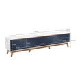thumbnail image 3 of Mueble TV 85" Kappesberg 218cm con 3 Puertas Blanco/Azul, 3 of 10