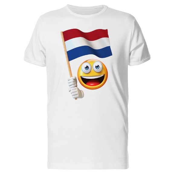 Happy Icon Netherlands Flag Tee Men's -Image by Shutterstock