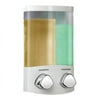 Better Living Products 76234-1 EURO DUO Soap and Shower Dispenser Satin Silver