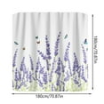 thumbnail image 2 of Rideau de Douche en Polyester Élégant avec Motif Exquis pour Salle de Bain Moderne, 2 of 3