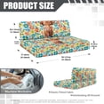 thumbnail image 7 of XYZCANDO Camper Cushions Cover, Compatible with RV Couch, Camper Cushion Slipcover for Bench RV Dining Table Washable, Calf and Floral Pattern, 7 of 7