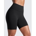 thumbnail image 3 of CRZ YOGA Secretsculpt Butterlift Biker Shorts 6" No Front Seam Womens Workout Scrunch Butt, 3 of 7