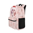 thumbnail image 2 of Psesaysky Cute Bunny Strawberry Trippy Mushroom Backpack Kids School Bag, Cartoon Butterfly Snail BookBags 4 Pcs Lunch Box Water Bottle Carrier Bag, Starry Girls Boys Large Capacity Rucksack, 2 of 7