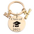 thumbnail image 1 of Porte-clés de Graduation en Acier Inoxydable Charme Cadeau de Graduation pour Diplômés, 1 of 10