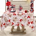 thumbnail image 3 of Valentines Tablecloth Square 60 Inch, Lace Flower Red Rose Heart Valentines Table Cloth Cover for Dinner Party Wedding Decor, 3 of 6