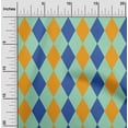 thumbnail image 1 of oneOone Cotton Cambric Mint Green Fabric Argyle Check Fabric For Sewing Printed Craft Fabric By The Yard 56 Inch Wide, 1 of 4