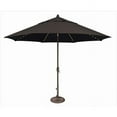 thumbnail image 1 of SimplyShade 11 ft. Lanai Pro Octagon Market Umbrella with Star Light  Black, 1 of 3