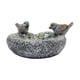 thumbnail image 2 of Baño para pájaros, comedero para pájaros, estatua de jardín, baño decorativo de resina para pájaros, comedero para pájaros para patio, patio exterior,, 2 of 8