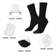 thumbnail image 5 of Balery Black Calcetas Largas con Estampado para Hombre y Mujer – Suaves y Transpirables, Talla Única (US 5-11), 5 of 6
