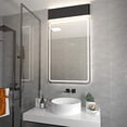 thumbnail image 4 of Aipsun 20W/24in Rectangular LED Black Modern Wall Sconce Horizontal Up and Down Wall Mount Light for Indoor Vanity Bar Light Bedroom Living Room Bathroom Home Lighting Fixtures (Warm White 3000K), 4 of 5