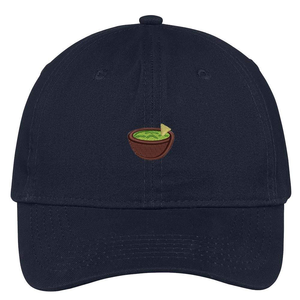 Trendy Apparel Shop Guacamole and Chip Embroidered Cap Premium Cotton
