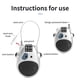 thumbnail image 4 of Candado Newdeport Plateado Ajustable de 3 Dígitos con Cable Retráctil para Snowboard, Bicicleta y Eq, 4 of 6