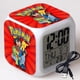 thumbnail image 4 of Reloj despertador Pokemon Go con luz nocturna, reloj despertador cambiante de colores con luz de Flash LED, modelo de Pikachu, juguete para niños, regalo para estudiantes, caliente, 4 of 4