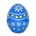 thumbnail image 2 of Dtchengua Giant Easter Inflatable Egg Yard Decor - 14Inch Tall Air-Filled PVC , Includes Stakes & Ropes for Easy Setup, Waterproof Outdoor Decor(Blue), 2 of 6