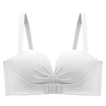 Women s Seamless Underwear Push Up Comfortable Breathable Bra White 36 B