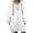 White, variant on Breezora Womens Oversized Full Zip Hoodie Long Sleeve Loose Warm Sweatshirt Fall Winter Pullover With Pockets L Size Beige