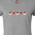 thumbnail image 4 of Inktastic Sock Monkey Heart Border Women's T-Shirt, 4 of 5