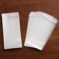 200 Pack Sealing Cellophane Bags - Clear Resealable, Self Adhesive for ...