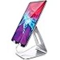 thumbnail image 3 of Lamicall Tablet Stand, Tablet Holder for Desk - Multi-Angle Adjustable Tablet Desktop Dock Cradle, Compatible with iPad Pro 11, 12.9, Air, Mini, Fire HD, Galaxy Tab, and Other 4-13" Tablets, Silver, 3 of 4