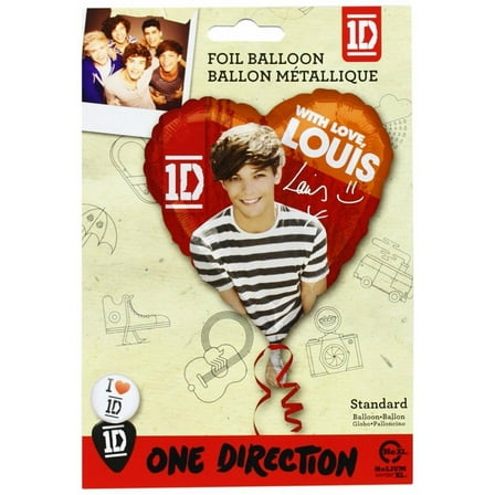 18′ LOUIS TOMLINSON ONE Direction Balloon • Party Supplies Decorations Foil Mylar Balloon
